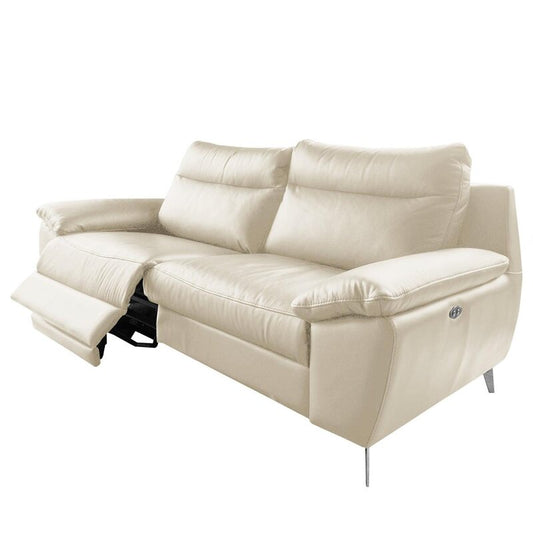 Edema Genuine Leather 2 Seater Reclining Sofa